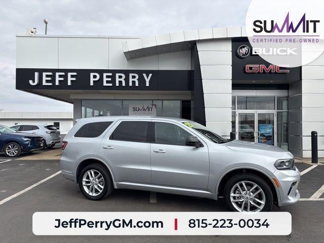 2025 Dodge Durango GT in Silver — front three-quarter view