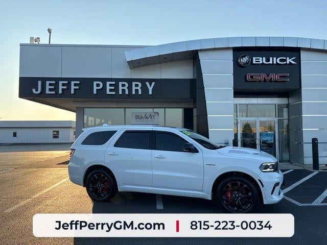 2022 Dodge Durango R/T in White — front three-quarter view