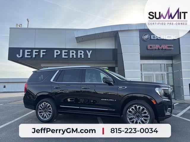 2024 GMC Yukon Denali Ultimate in Onyx Black — front three-quarter view