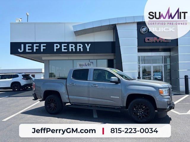 2022 GMC Canyon 2WD Elevation in Satin Steel Metallic — front three-quarter view