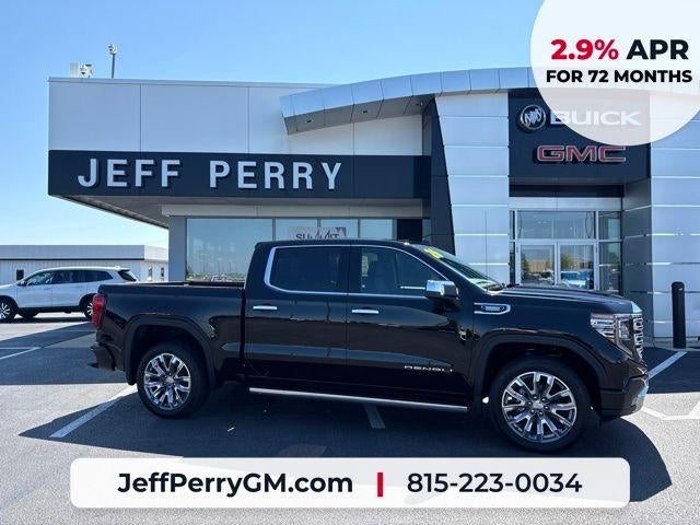 2026 GMC Sierra 1500 Denali in Onyx Black — front three-quarter view