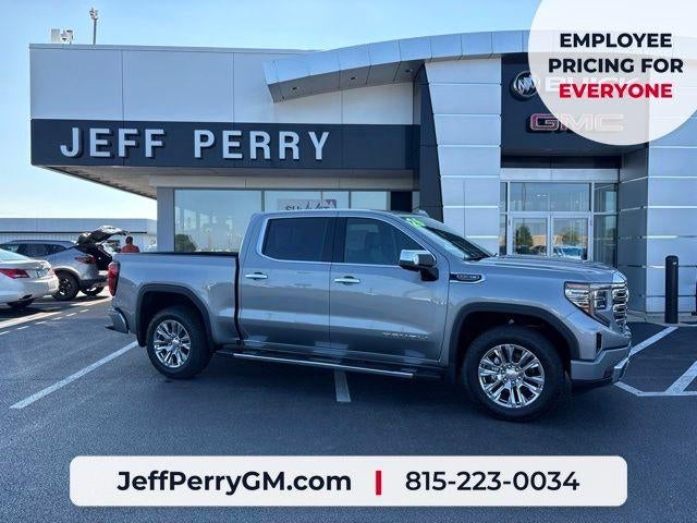 2026 GMC Sierra 1500 Denali in Sterling Metallic — front three-quarter view
