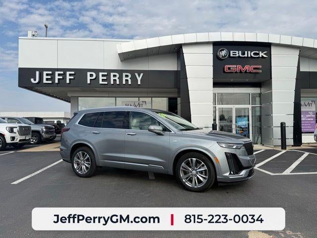 2024 Cadillac XT6 AWD Premium Luxury in Argent Silver Metallic — front three-quarter view
