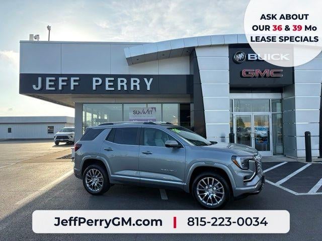 2026 GMC Terrain AWD Denali in Sterling Metallic — front three-quarter view