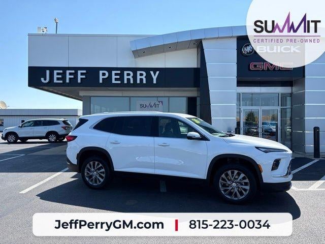 2026 Buick Enclave Preferred in Summit White — front three-quarter view
