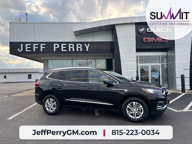 2021 Buick Enclave Essence in Includes Spectra Gray Lower Exterior Accent Color.) — front three-quarter view
