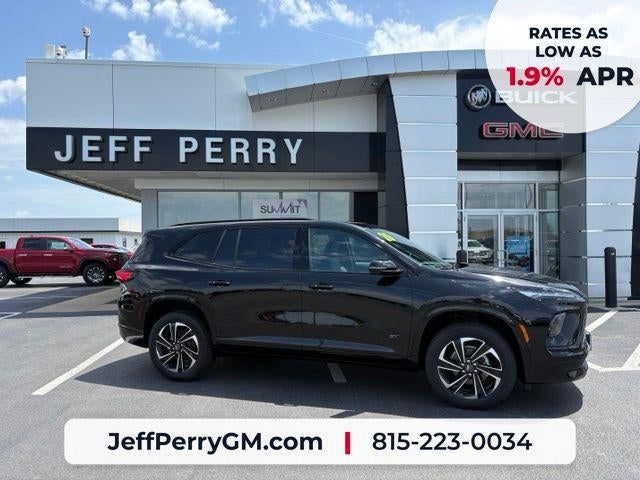 2026 Buick Enclave Sport Touring in Ebony Twilight Metallic — front three-quarter view