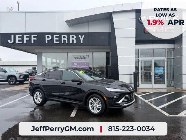 2026 Buick Envista Preferred in Ebony Twilight Metallic — front three-quarter view