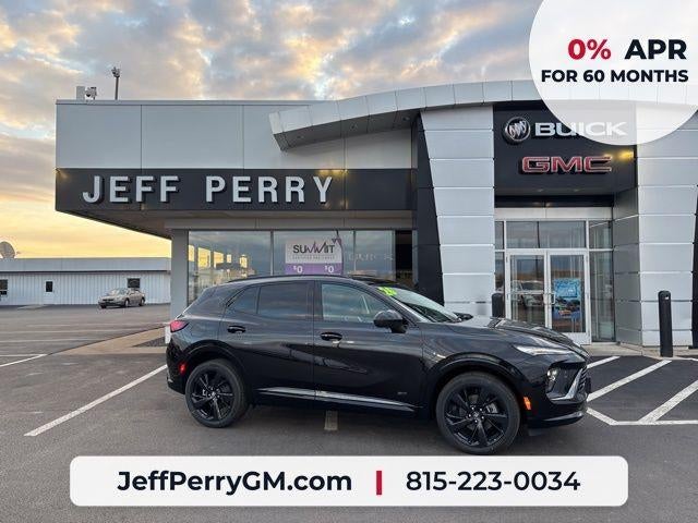 2026 Buick Envision Sport Touring in Ebony Twilight Metallic — front three-quarter view